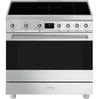 Smeg C9IMX2 Induktioliesi Classic 90 cm, ruostumaton teräs