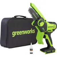 Greenworks Ketjusaha G24MCS10; 24 V (ilman akkua ja laturia)