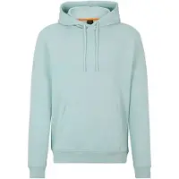 BOSS for man. 50509314 Straight Fit Hoodie Turquoise (S), Casual, Cotton