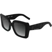 Karl Lagerfeld KL6203S 52/20/140 MUSTA/HARMAA VARJOSTETTU auringonlaseja naisille KL6203S