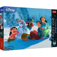 Trefl Premium Plus Stitch Winter 1000p palapeli