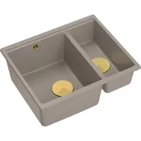 Quadron Logan 150 Beige Graniittiallas Kultainen