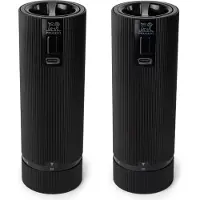 Peugeot Mp+Ms Z 15Cm Elektrisk Duo Line Sæt Mat Sort - Black - 15 CM