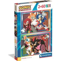 Clementoni Puzzle Sonic 2x60 pieces (2025) Lattia