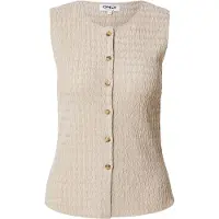 ONLY Onlilse S/L Structure Vest Jrs Noos - Beige - L