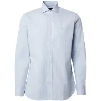 Hackett London for man. HM3010537 bengala striped shirt city fit tailored blue (S), Casual, Party, Cotton, Classic, Long sleeve