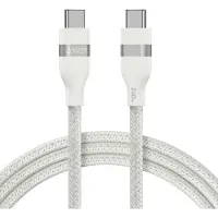 Anker 2.0 USB-C -kaapeli, PD3.1 240W, punottu, 1,8m, valkoinen