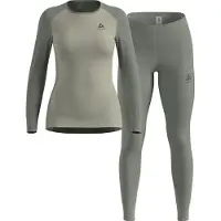 Odlo Women's Set Active Warm Special Shadow - Agate Gray Kerrasto setit S