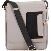 Mywalit Crossbody-laukku Nahka 22 cm Harmaa