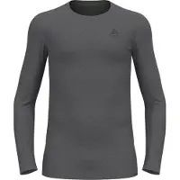 Odlo Men's Active Warm ECO Baselayer Shirt Steel Grey Melange Kerrasto yläosat M