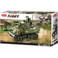 Sluban M38-B0856 WWII-m5 kevyt tankki