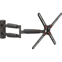 Barkan BM343XL mounting kit - full-motion - for LCD display/ curved LCD display - black - Max 36.2 kg - recommended for 65"