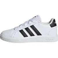 Adidas Urheilukengät 'Grand Court' musta / valkoinen