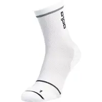 Odlo Socks Micro Crew Ceramicool Reflective Socks  White Urheilusukat 45-47
