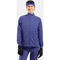Odlo Women's Essential Warm Jacket Skipper Blue Laskettelutakit vuorettomat M