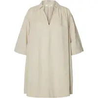 Selected Luisa-talia Linen Blend 3/4-hihainen Lyhyt Mekko