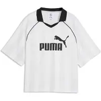 Puma Toiminnallinen paita 'ESS' vaaleanharmaa / musta / valkoinen