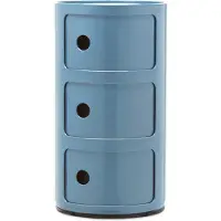Kartell Componibili sky blue 3-osainen