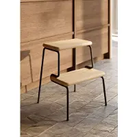 Woud - Slalom Step Stool Oak/Black