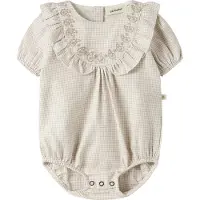 Lil´ Atelier Nbffoley Ss Loose Romber Lil - Cream - 62