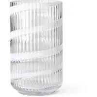 Lyngby Porcelæn Lyngby maljakko White swirl, 25 cm