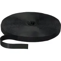 EFB Elektronik Elektronik KB20-2500B, Koukullinen ja lenkillinen nippuside, Polyamidi, Musta, 25000 mm, 20 mm, 2 mm