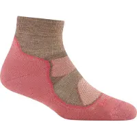 Darn Tough Women's Light Hiker 1/4 Lightweight Hiking Sock Canyon Retkeilysukat L (41-42.5)