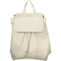 Desigual Vapaa-ajan reppu - - Half Logo Luena Mini Reppu - beige kerma - 3 osastoa - 22x30x13 cm
