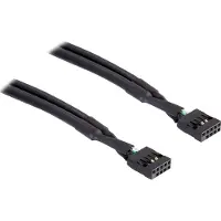 DeLOCK - USB-kaapeli - 10-nastainen USB-liitäntärasia (naaras) 10-nastaiseen USB-liitäntärasiaan (naaras) - 50 cm - 50 cm