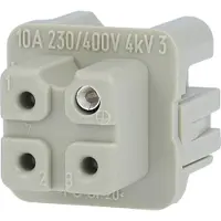 Harting Han 3A F -liittimen ruuvi.