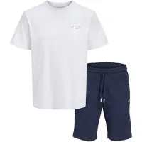 Jack & Jones Juoksupuku 'JJCOLLEGE' tummansininen / valkoinen