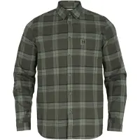 Härkila Men's Fjell LS Shirt Green Check L