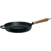 Ronneby Bruk Exclusive Line valurautapannu 28 cm, pyöristetty reuna, tammi