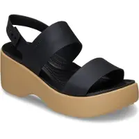Crocs Sandaalit beige / meleerattu musta