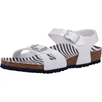 Birkenstock Sandaalit - Rio - Nautical Stripes White - - 26 - Sandaalit