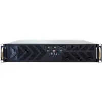 Chieftec UNC-210T-B-U3-OP -2U-räkkikotelo, musta