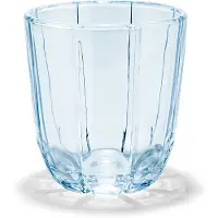 Holmegaard Lily Vandglas 32 Cl Blue Iris 2 Stk. - Blue - 32 CL