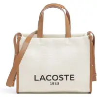 Lacoste Heritage Canvas Käsilaukku 27 cm Beige