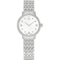 Swarovski Analoginen kello hopea