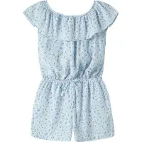 Name It Kids Nkfvinaya Ss Playsuit Fffff Noos - Blue - 158