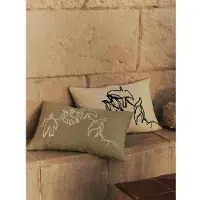 Ferm Living , Vuelo tyynynpäällinen 40x60 cm - Elm Green