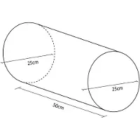 Softee Mini Cylinder 50x25cm Pehmustettu Hahmo