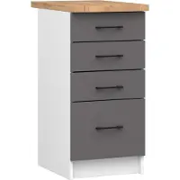 Akord Keittiökaappi Oliwia S40 SZ4, harmaa