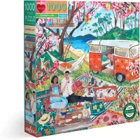 Eeboo Puzzle 1000 Pcs - Camper Life - Multi/patterned - ONE SIZE