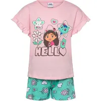 Gabby's Dollhouse Gabbyn Nukketalo Pyjama, Vaaleanpunainen, 104-110