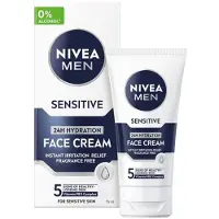 Nivea MEN Sensitive kosteuttava voide miehille 75 ml