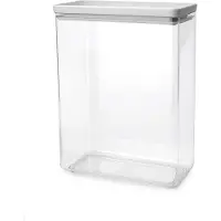 Brabantia Tasty+ pinottava säilytyspurkki 5,4 litraa, vaaleanharmaa