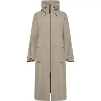Didriksons Women's Nadja Parka Long 4 Ash Brown Parkatakit vuorettomat 46