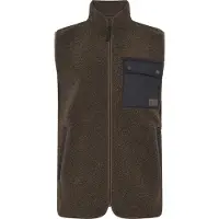 Didriksons Rasmus, fleece liivi, miehet, dark mocha