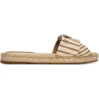 Tommy Hilfiger for woman. FW0FW09140 Serafina beige sandals (36), Flat, None, Casual